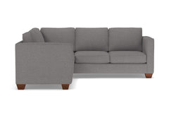 Catalina 2pc L-Sectional Sofa :: Leg Finish: Pecan