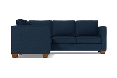 Catalina 2pc L-Sectional Sofa :: Leg Finish: Pecan