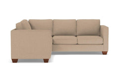 Catalina 2pc L-Sectional Sofa :: Leg Finish: Pecan