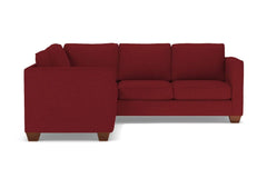 Catalina 2pc L-Sectional Sofa :: Leg Finish: Pecan