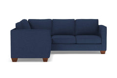 Catalina 2pc L-Sectional Sofa :: Leg Finish: Pecan