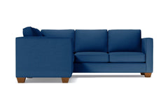 Catalina 2pc L-Sectional Sofa :: Leg Finish: Pecan