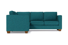 Catalina 2pc Sleeper L-Sectional :: Leg Finish: Pecan / Sleeper Option: Memory Foam Mattress