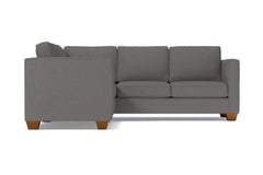 Catalina 2pc L-Sectional Sofa :: Leg Finish: Pecan