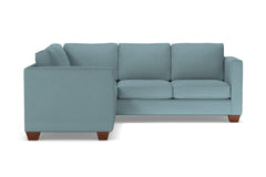 Catalina 2pc L-Sectional Sofa :: Leg Finish: Pecan