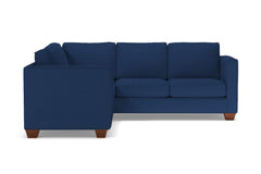 Catalina 2pc L-Sectional Sofa :: Leg Finish: Pecan