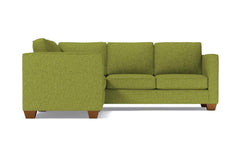 Catalina 2pc Sleeper L-Sectional :: Leg Finish: Pecan / Sleeper Option: Memory Foam Mattress