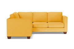 Catalina 2pc L-Sectional Sofa :: Leg Finish: Pecan