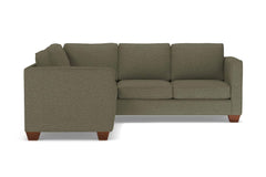 Catalina 2pc L-Sectional Sofa :: Leg Finish: Pecan