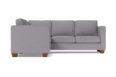 Catalina 2pc L-Sectional Sofa :: Leg Finish: Pecan