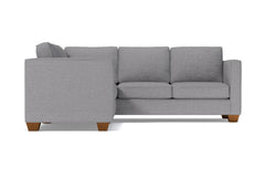 Catalina 2pc Sleeper L-Sectional :: Leg Finish: Pecan / Sleeper Option: Deluxe Innerspring Mattress