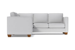 Catalina 2pc L-Sectional Sofa :: Leg Finish: Pecan