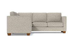 Catalina 2pc L-Sectional Sofa :: Leg Finish: Pecan