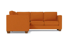 Catalina 2pc L-Sectional Sofa :: Leg Finish: Pecan