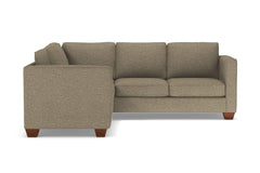 Catalina 2pc L-Sectional Sofa :: Leg Finish: Pecan