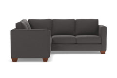 Catalina 2pc L-Sectional Sofa :: Leg Finish: Pecan