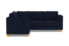 Catalina 2pc Sleeper L-Sectional :: Leg Finish: Natural / Sleeper Option: Memory Foam Mattress