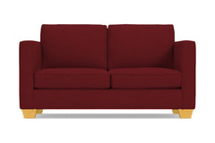 Catalina Twin Size Sleeper Sofa Bed :: Leg Finish: Natural / Sleeper Option: Memory Foam Mattress