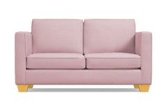 Catalina Twin Size Sleeper Sofa Bed :: Leg Finish: Natural / Sleeper Option: Memory Foam Mattress