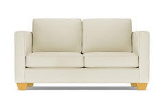 Catalina Twin Size Sleeper Sofa Bed :: Leg Finish: Natural / Sleeper Option: Memory Foam Mattress