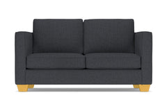 Catalina Twin Size Sleeper Sofa Bed :: Leg Finish: Natural / Sleeper Option: Memory Foam Mattress