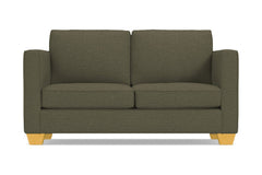 Catalina Twin Size Sleeper Sofa Bed :: Leg Finish: Natural / Sleeper Option: Deluxe Innerspring Mattress