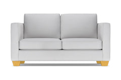 Catalina Apartment Size Sleeper Sofa Bed :: Leg Finish: Natural / Sleeper Option: Memory Foam Mattress