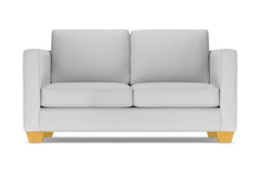 Catalina Twin Size Sleeper Sofa Bed :: Leg Finish: Natural / Sleeper Option: Deluxe Innerspring Mattress