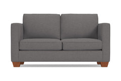 Catalina Apartment Size Sleeper Sofa Bed :: Leg Finish: Pecan / Sleeper Option: Memory Foam Mattress