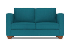 Catalina Apartment Size Sleeper Sofa Bed :: Leg Finish: Pecan / Sleeper Option: Memory Foam Mattress