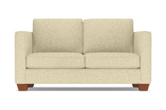 Catalina Twin Size Sleeper Sofa Bed :: Leg Finish: Pecan / Sleeper Option: Deluxe Innerspring Mattress