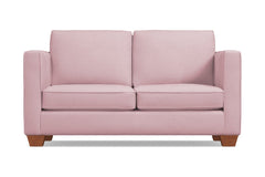 Catalina Twin Size Sleeper Sofa Bed :: Leg Finish: Pecan / Sleeper Option: Memory Foam Mattress