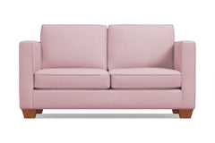Catalina Apartment Size Sleeper Sofa Bed :: Leg Finish: Pecan / Sleeper Option: Deluxe Innerspring Mattress