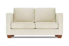 Catalina Apartment Size Sleeper Sofa Bed :: Leg Finish: Pecan / Sleeper Option: Memory Foam Mattress