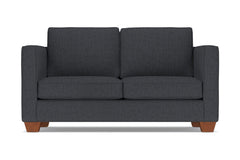 Catalina Twin Size Sleeper Sofa Bed :: Leg Finish: Pecan / Sleeper Option: Deluxe Innerspring Mattress