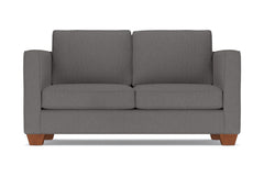 Catalina Twin Size Sleeper Sofa Bed :: Leg Finish: Pecan / Sleeper Option: Deluxe Innerspring Mattress