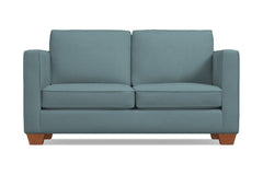 Catalina Apartment Size Sleeper Sofa Bed :: Leg Finish: Pecan / Sleeper Option: Deluxe Innerspring Mattress