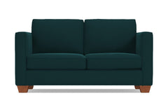 Catalina Apartment Size Sleeper Sofa Bed :: Leg Finish: Pecan / Sleeper Option: Deluxe Innerspring Mattress