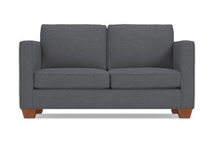 Catalina Apartment Size Sleeper Sofa Bed :: Leg Finish: Pecan / Sleeper Option: Memory Foam Mattress