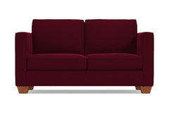 Catalina Twin Size Sleeper Sofa Bed :: Leg Finish: Pecan / Sleeper Option: Deluxe Innerspring Mattress