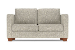 Catalina Twin Size Sleeper Sofa Bed :: Leg Finish: Pecan / Sleeper Option: Deluxe Innerspring Mattress