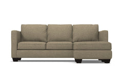 Catalina Reversible Chaise Sleeper Sofa Bed :: Leg Finish: Espresso / Sleeper Option: Deluxe Innerspring Mattress