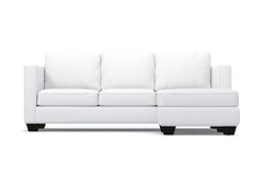 Catalina Reversible Chaise Sleeper Sofa Bed :: Leg Finish: Espresso / Sleeper Option: Memory Foam Mattress