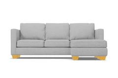 Catalina Reversible Chaise Sleeper Sofa Bed:: Leg Finish: Natural / Sleeper Option: Memory Foam Mattress