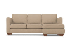 Catalina Reversible Chaise Sofa :: Leg Finish: Pecan