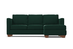 Catalina Reversible Chaise Sofa :: Leg Finish: Pecan