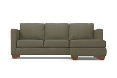 Catalina Reversible Chaise Sofa :: Leg Finish: Pecan