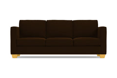 Catalina Queen Size Sleeper Sofa Bed :: Leg Finish: Natural / Sleeper Option: Deluxe Innerspring Mattress