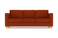 Catalina Queen Size Sleeper Sofa Bed :: Leg Finish: Natural / Sleeper Option: Deluxe Innerspring Mattress