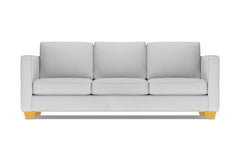 Catalina Queen Size Sleeper Sofa Bed :: Leg Finish: Natural / Sleeper Option: Memory Foam Mattress